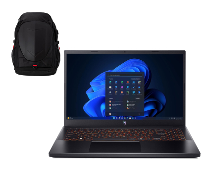 Laptop Acer Nitro V15 Ryzen 7-7445HS/16GB/512/Win11 RTX4050 165Hz Zestaw